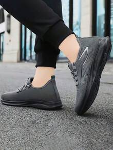 2025 New Style Unisex Breathable Casual Sports Shoes. Lightweight, Soft Sole, And Non-Slip, Suitable For Daily Commutes And Walks, All Year Round. - 灰色 - 查看 5