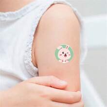 120pcs Mini Round Waterproof Bandages - Cartoon Patterns, Breathable, Skin-Friendly, Easy To Apply And Remove, Random Pattern Designs, Suitable For First Aid Kits - Multicolor - View 2