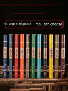 1 pieza de aproximadamente 40 palitos de aromaterapia natural, equipados con sándalo, áloe, águila, lavanda, rosa, jazmín, té verde, fragancia de seda, adecuados para el hogar, el templo, la oficina, el dormitorio, el baño