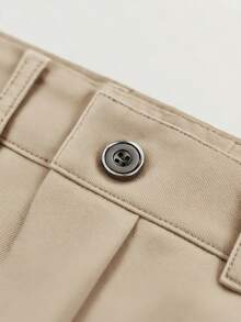 Men's Suits, Men's Business Casual Style, Including Solid-Color Suit Jackets And Trousers. Elegant Men's Suits, Suitable For Work Commuting, Casual Occasions, Weddings, Dances, And Business Venues. - 米色 - 查看 8