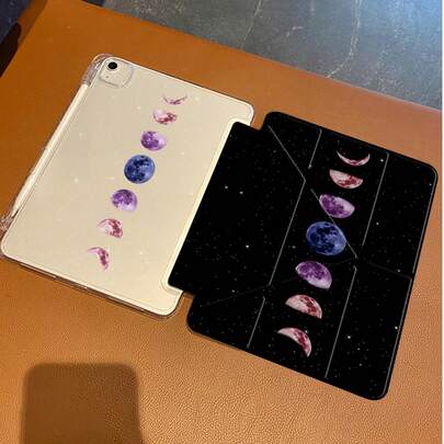 이 태블릿 케이스는 투명한 하드 쉘과 자석식 접이식 전면 커버가 특징입니다. 슬림하고 가벼우며 휴대성이 뛰어나 보호 기능과 미적 감각의 균형을 완벽하게 유지합니다.