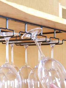 1 pieza Soporte creativo para copa de vino alta, soporte de hierro para copa de vino invertida para bar en casa, soporte colgante para copa de vino