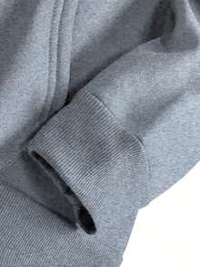 Sudadera con Capucha Estilo Casual - Gris claro 1 - Ver 5