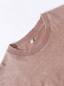 Letter Print Pattern Design For Men'S Casual Round Neck Short Sleeved T-Shirt Made Of 100% Pure Cotton, Comfortable And Textured For All Seasons, Suitable For Adults To Wear