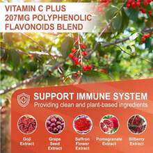 LILICARE Sugar-Free CoQ10 200mg Gummies - Coenzyme Q10 W_Taurine, Vitamin E, C, B6, B12, Zinc - High Absorption CoQ10 Supplement For Antioxidant, Cellular Energy &Amp; Hear-T Health, Vegan 120 C - White - View 6