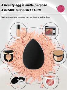 4PCS Makeup Sponge, Suitable For Cream And Powder Concealer, Loose Powder Makeup Applicator - Multicolor - View 7