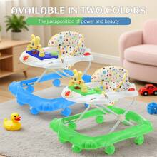 Height Adjustable Zigzag Walker - Green - View 4