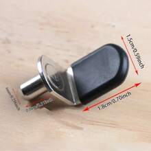 20 Pack Metallregalhalterungen, Lochstanzen Regalstützbolzen, Heimrenovierungs-Hardware, Regalvertiefungen und -stopper für Holzregale - Verschiedenfarbig - Übersicht 4