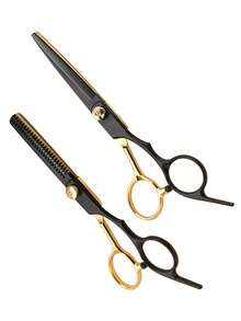 Set de 10 piezas de cortadora de pelo profesional - Kit de herramientas premium para barbería que incluye cortadoras, recortadoras, peine básico, cepillo de limpieza, suministros para salón de belleza y estilismo - Multicolor - Ver 3