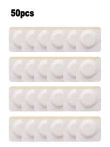 50/100PCS Castor Oil Patches, Convenient, Comfortable, Easy To Carry Absorbent Patches, Suitable For All People, Self-Adhesive Belly Pads Patches For Daily Use, Home Use, Travel Use, Oil Not Included, 1pc