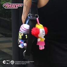 THE POWERPUFF GIRLS 新品飞天小女警毛绒玩具电影反派公主莫巴克斯和莫乔毛绒钥匙扣女孩圣诞礼物 15 厘米柔软可爱的毛绒玩偶 - 彩色 - 查看 6