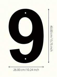 1PC 0-9 Free Combination House Number, Metal Address House Numbers, Home Address Number Plate, Wall-Mounted Home Decoration For Entrance Garden Outdoor Garage Door, Metal Wall Art, Thanksgiving Christmas Gifts Christmas Decorations Room Decor