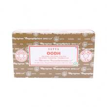 satya Incienso Oodh – Pack de 12 Cajas x 15g | Incienso Natural Artesanal de India | Aroma Intenso y Amaderado | Ideal para Meditación, Yoga, Aromaterapia y Relajación  ✅ Entrega de 1-3 días - 12 cajitas de 15 g - Ver 1