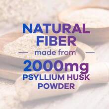 Psyllium Husk Fiber Supplement 1500mg - Vegan Prebiotic, Soluble Fiber For Daily Digestive Health &Amp; Regularity Support, Natural Psyllium Powder Caps, Sugar-Free, Non-GMO &Amp; Gluten-Free - 60 Capsules - Flavor NameA - 查看 5