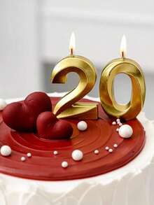 6pcs/Set 0-9 Number Candles, Birthday Candles, Christmas Candles For Cake Decoration And Party Supplies, Candle Holders, Christmas Decorations, Birthday Cake Party Baking Candle Accessories, Mother's Day, Christmas Gifts, Birthday Decorations, Candles, 30th Birthday Decorations, 18th Birthday Gifts, 60th Birthday Decorations, Happy Birthday, Diwali Decorations