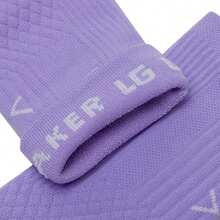 Under Armour 1pc Curry UA AD Playmaker Mid-PPL Basketball Socks, Casual Mid-Calf Socks - Purple - View 7