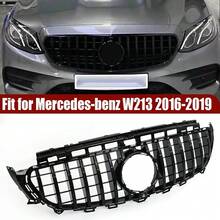 Auto Front Hood Grill Grills, Front Bumper Center Grill kompatibel für E CLASS W213 C238 2016-2019 Bumper Grill Ersatzteile - Für E-Klasse W213 C238 2016–2019 - Übersicht 7