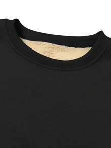 男士保暖圆领卫衣，美国品牌，秋冬季百搭上衣