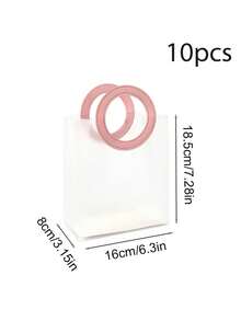 1pc Hand-Held Gift Bag, Frosted Gift Packaging Bag, Hand-Held Shopping Bag, Large-Capacity Gift Bag, Holiday Essentials, Suitable For Parties, Birthdays, Weddings, Festivals, Etc., Is A Perfect Choice For Gift Giving, Holiday Gifts.