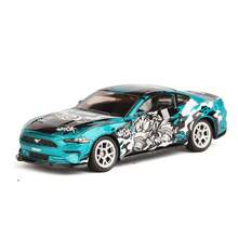 Burago CCA+WASA1:64  Mustang GT2018 Simulation Alloy Car Model Children's Toy Car Ornament Sliding Car Model Boy Toy Birthday Gift - Multicolor - View 8