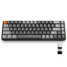 ATTACK SHARK * MAGIC-REFINER 60% Wireless Mechanical Keyboard, Bluetooth 5.0/2.4GHz, Dual-Mode Receiver, 68-Key Compact Ergonomic Hot-Swappable Gaming Keyboard For PC - Multicolor - View 11
