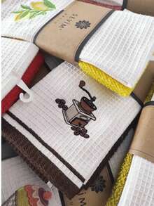 2-Pack 100% Cotton Kitchen Towels – 40x60 Cm | Soft Texture, Highly Absorbent, Dual-Sided Towels – MADE IN TURKEY