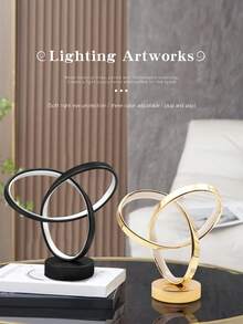 مصباح طاولة ثلاثي الأبعاد بتصميم البرسيم، إضاءة قراءة طاولة حديثة ذات طابع إسكندنافي بسيط للدراسة والنوم، تصميم مصباح طاولة فاخر وأنيق، ظل مصباح ذو طابع جمالي بسيط، ملمس فاخر وجودة عالية