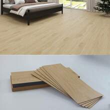 10pcs/Set Peel And Stick Vinyl Wood Grain Floor Tiles, Easy To Install Self-Adhesive Waterproof Scratch-Resistant Floor Stickers For Bedroom, Living Room, Kitchen