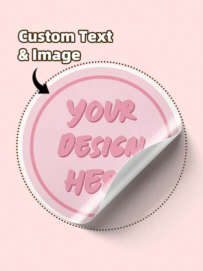 1-240pcs Personalized Labels - Custom Stickers With Any Text, Image, Custom Thank You Labels Stickers , Seal, No-Iron, Ornamental, Colorful Custom, Unique Ideal Gifts For Him, Her, Family, Friends, Son, Daughter, School Students, For Anniversaries, For Children's Day, School, Home, Multi-Functional, Personalized, Unique, Ideal Gifts For Him, Tea Room, Home, Garden, Office, For Anniversaries, For Valentine's Day, For Mother's Day, For Father's Day, For Graduation, For Housewarming