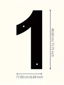 1PC 0-9 Free Combination House Number, Metal Address House Numbers, Home Address Number Plate, Wall-Mounted Home Decoration For Entrance Garden Outdoor Garage Door, Metal Wall Art, Thanksgiving Christmas Gifts Christmas Decorations Room Decor