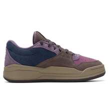 Under Armour 男女款休闲舒适轻便帆布运动鞋 CURRY 88 NM1 低帮系带休闲鞋，6000064-044 - 灰色/紫色/藍色 - 查看 2