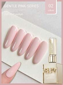 1pc 15ml Pink Series Gel Nail Polish, UV LED Soak Off Nail Gel, Holiday DIY Manicure Design, Suitable For All Seasons Nails - Multicolor - View 12