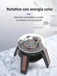 Solar Base Giratoria Eléctrica De - Negro - Ver 3