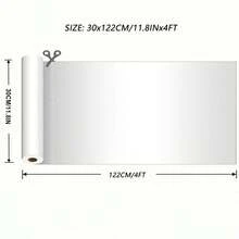 CHEONET 1 件 30cmx21cm/11.8*8.2 英寸闪光热转印乙烯基薄膜 DIY 定制服装 - 香檳色 - 查看 10