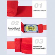 GINGPAI 1.5m/3 Meters/5m Adult & Teenage Boxing Hand Wraps, Elastic Bandage Handwraps For Kickboxing, Muay Thai, Men & Women - Multicolor - View 7
