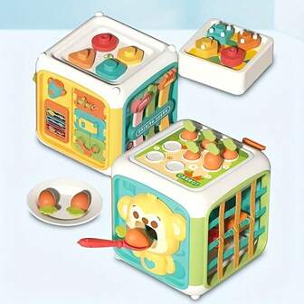 Busy Cube | 六合一教育活动中心，适合3岁以上儿童，圣诞节和生日礼物之选