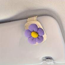 Kẹp kính xe hơi hình hoa Kẹp kính Kẹp kính râm Kẹp thẻ đa năng Kẹp lưu trữ cho xe hơi - Một cỡ - Xem 24