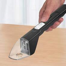 Atrapa insectos portátil transparente tipo empuje, observador de insectos sin contacto para juguetes de interior y exterior - Azul - Ver 4