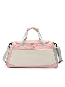 Bolsa de deporte tipo mochila con compartimento para zapatos, bolsa de gimnasio para yoga y viaje para mujeres y hombres, bolso de fin de semana de gran capacidad para pasar la noche y llevar a bordo - Multicolor - Ver 18