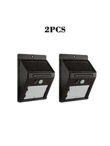 1/2/4pcs LED Solar Outdoor Motion Sensor Lights, Wireless IP65 Waterproof Wide Angle Solar Lamps, For Patio, Solar Lights Outdoor