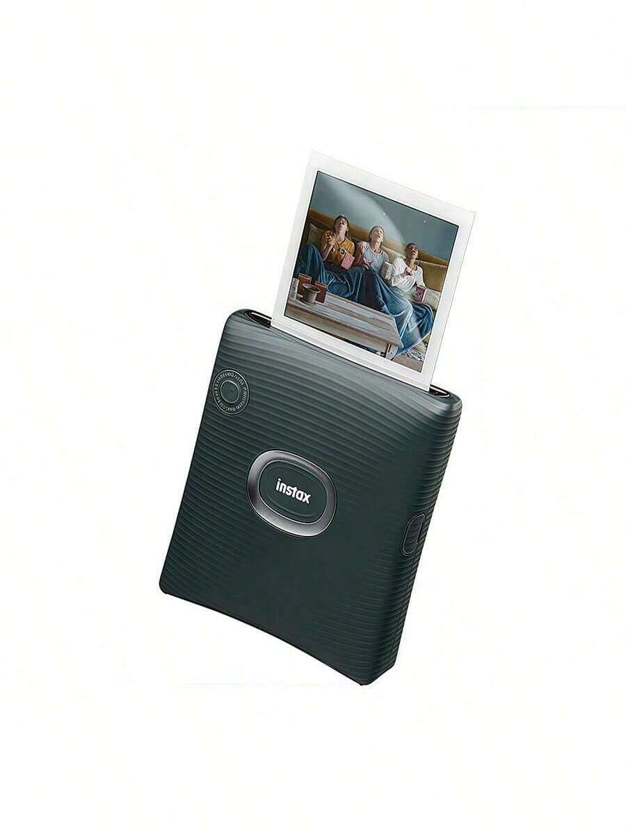 FujiFilm SQ Link Mobile Photo Printer (Includes 20 Sheets Of Photo Paper) Square Image Quality HD Output Wireless Bluetooth Fast Connection Student Gathering Home Sharing Snail Green