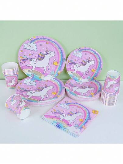 68/10/Set, Cartoon Katzen-Themen Party Zubehör, Einweg Party Teller, Party Pappteller. Beinhaltet 18 cm Teller, 23 cm Teller, Papierbecher und Servietten Sets. Geeignet für 16 Personen, Picknick Zubehör, Geburtstagsfeiern, Camping, Dekoration und Feierlichkeiten. Party Geschenke, Bridal-Shower, Restaurant Dekorationen, Party Dekorationen, Küchenutensilien, Partys, Cartoon Tiere, Einhörner, Tierthemen, Westküste.