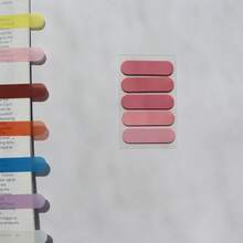 100张透明便签自粘书签注释阅读书透明标签卡哇伊可爱文具 - 彩色 - 查看 8