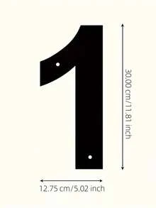 1PC 0-9 Free Combination House Number, Metal Address House Numbers, Home Address Number Plate, Wall-Mounted Home Decoration For Entrance Garden Outdoor Garage Door, Metal Wall Art, Thanksgiving Christmas Gifts Christmas Decorations Room Decor