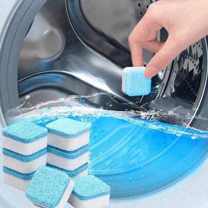 Viên làm sạch máy giặt - Viên sủi làm sạch sâu và khử mùi cho máy giặt gia đình
