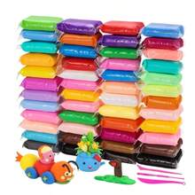 Colored Elastic Clay Moldable Dough Pack + Molders - Multicolor - View 5
