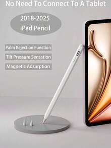 1支通用主动式电容触控笔，兼容、苹果平板电脑和iPad，包含：1根充电线 + 2个备用笔尖