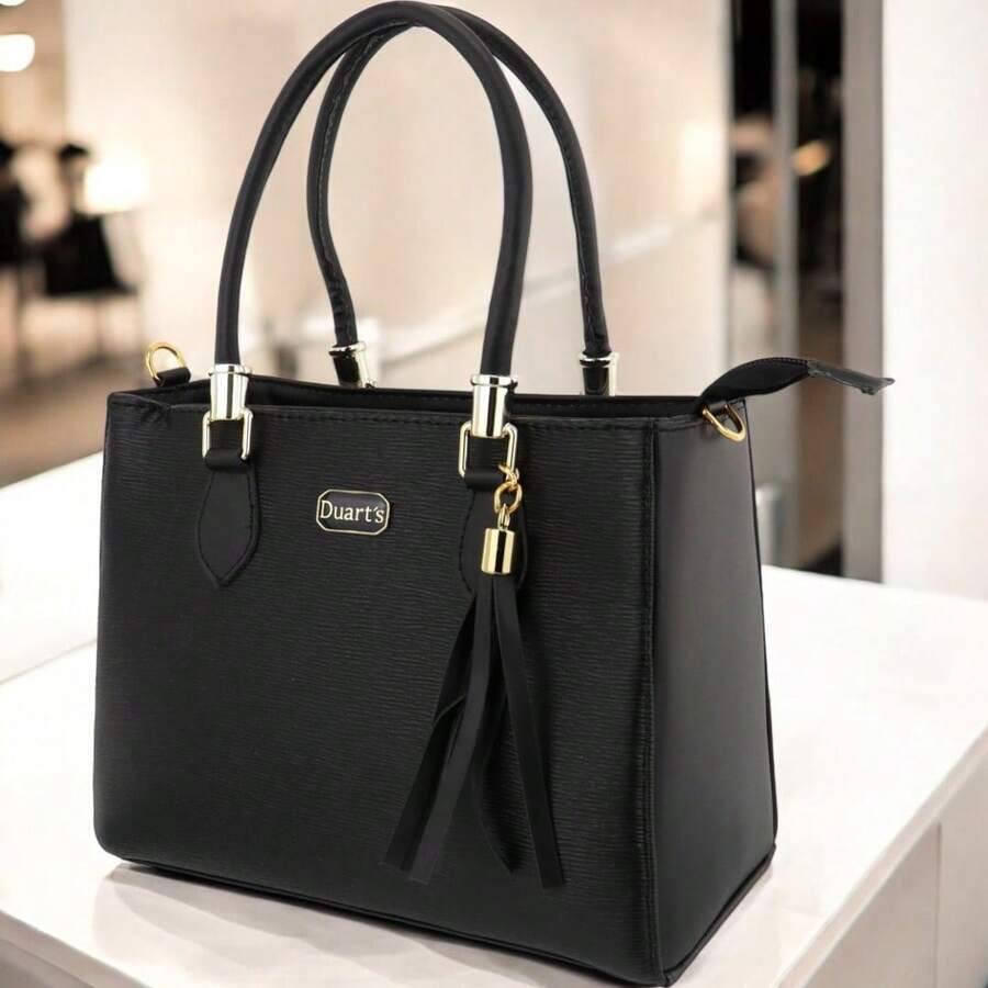 Wholesale Medium Crossbody And Hand Bag With Adjustable Crossbody Cheap Launch - 黑色 - 查看 1