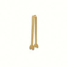 1/2/5 Peças Pegador de Açúcar em Formato de Coração de Aço Inoxidável, Clipe de Cozinha, Clipe de Doces e Sobremesas, Utensílios de Mesa para Festa, Utensílios de Mesa para Casamento