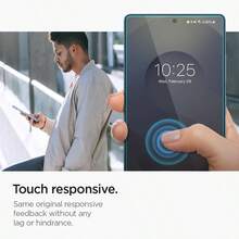 Protector de pantalla de vidrio templado GlasTR EZ FIT Compatible con S25 Ultra compatible con fundas u2013 Paquete de 2 - SP691 - Ver 5